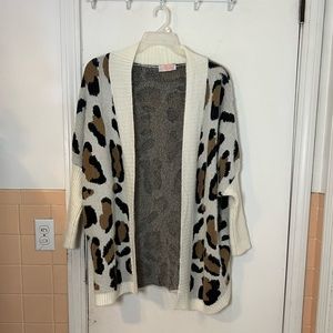 Super soft leopard cardigan